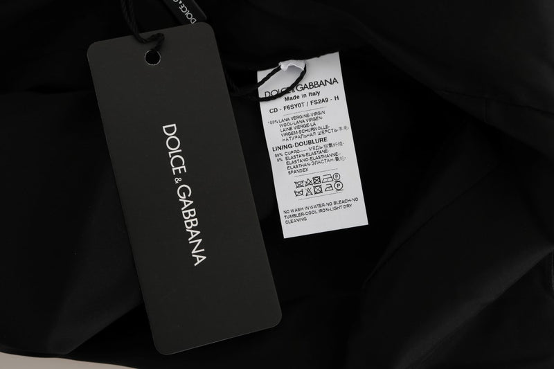Chic Sleeveless Polka Dot Wool Dress Dolce & Gabbana