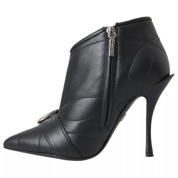 Black Leather Di Lambskin Boot Dolce & Gabbana