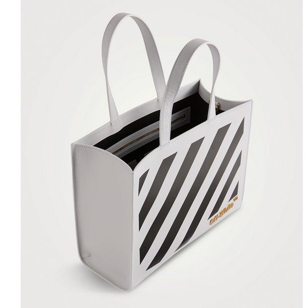 White Leather Crossbody Bag Off-White