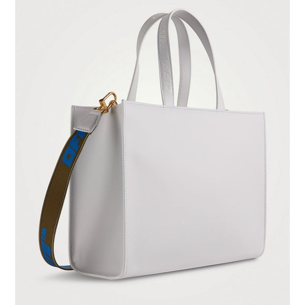 White Leather Crossbody Bag Off-White