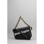 Black Leather Crossbody Bag Palm Angels