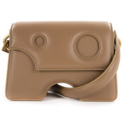 Brown Leather Crossbody Bag Off-White