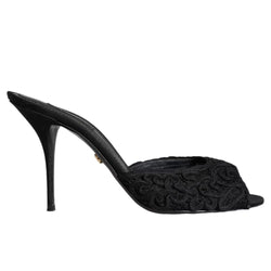 Black Cotton Sandal Dolce & Gabbana