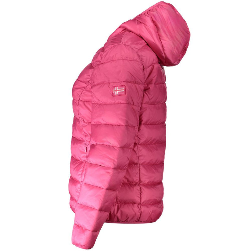 Pink Polyamide Women Jacket Norway 1963