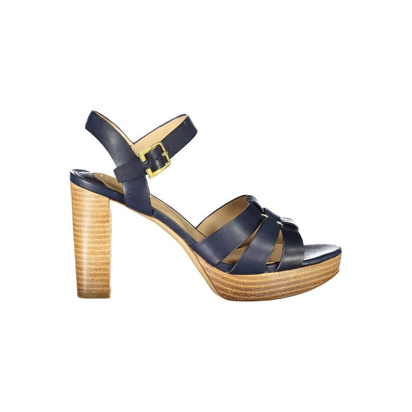 Blue Leather Sandal Ralph Lauren