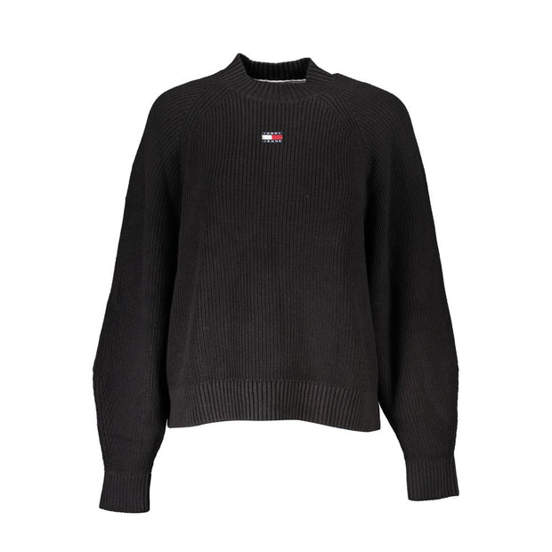 Black Cotton Sweater Tommy Hilfiger