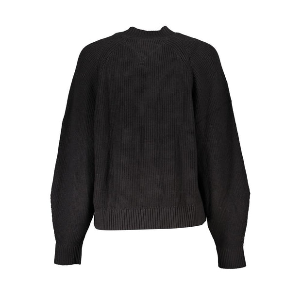 Black Cotton Sweater Tommy Hilfiger