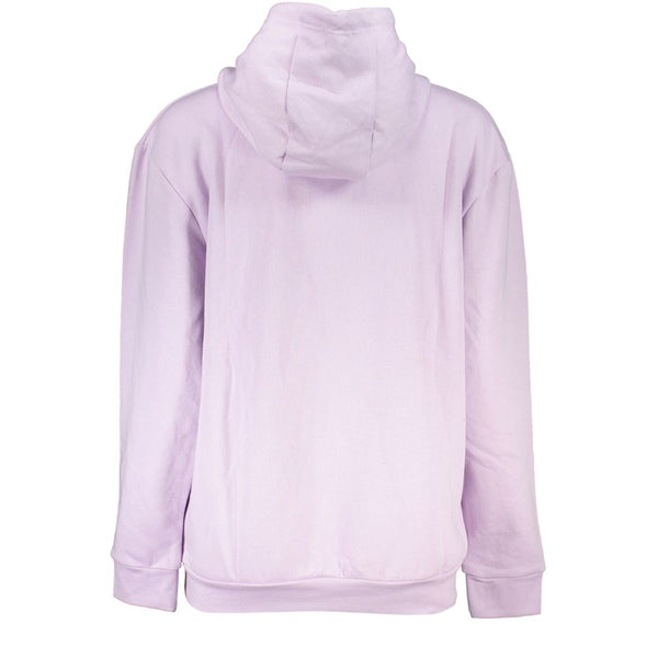 Purple Cotton Sweater Cavalli Class