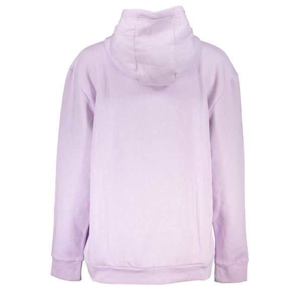 Purple Cotton Sweater Cavalli Class