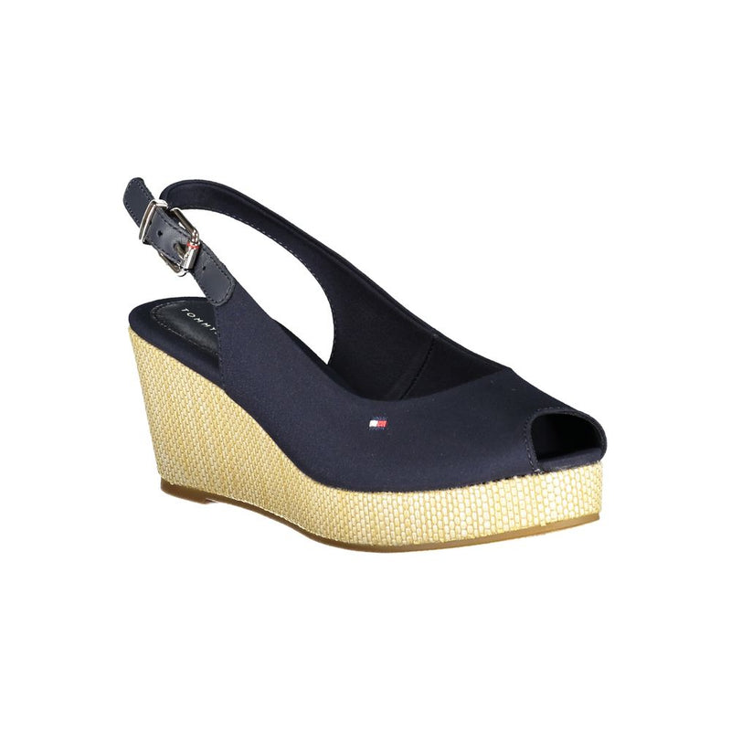 Blue Cotton Sandal Tommy Hilfiger