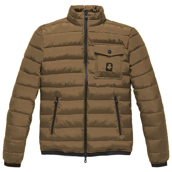 Brown Nylon Jacket Refrigiwear