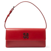 Red Leather Handbag Off-White