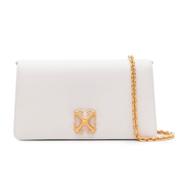 White Leather Crossbody Bag Off-White