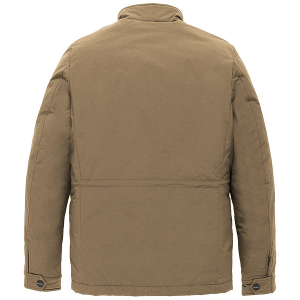 Brown Nylon Jacket Refrigiwear