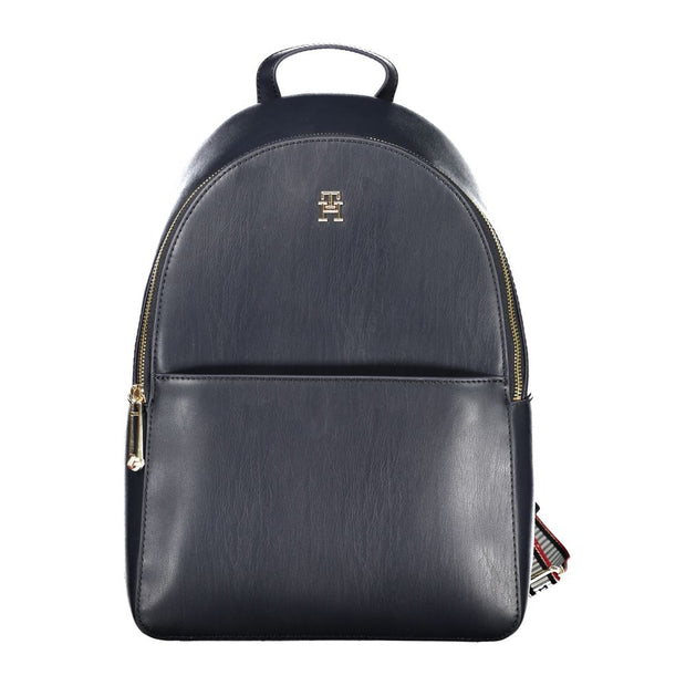 Blue Polyethylene Backpack Tommy Hilfiger