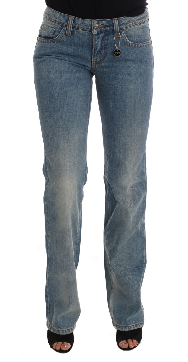 Chic Classic Fit Straight Blue Jeans Costume National