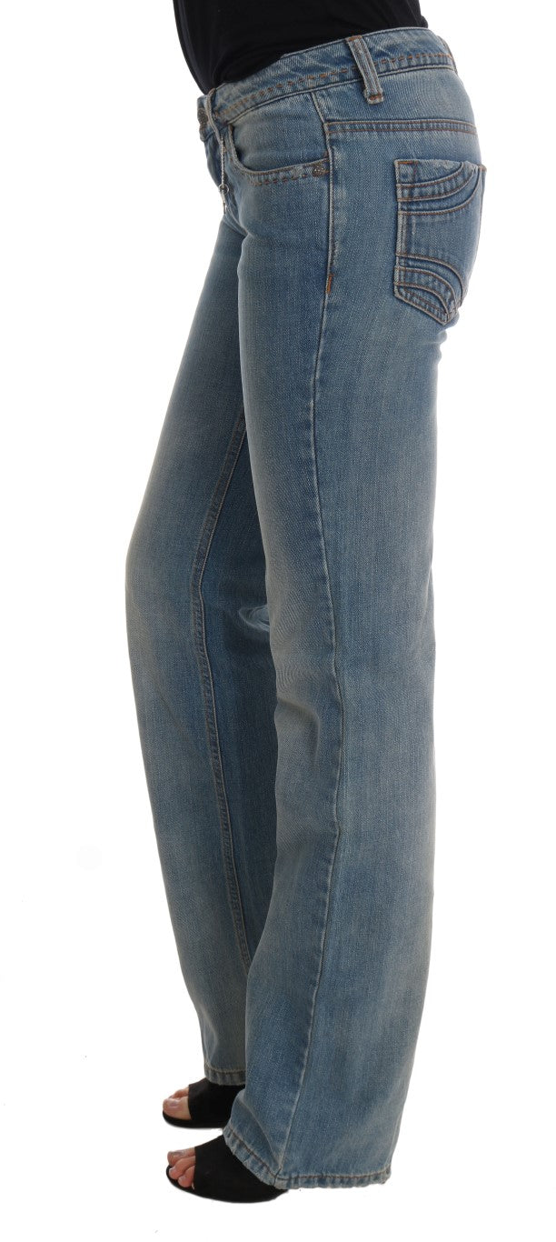 Chic Classic Fit Straight Blue Jeans Costume National