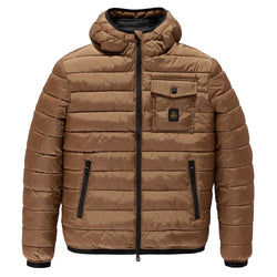 Brown Nylon Jacket Refrigiwear