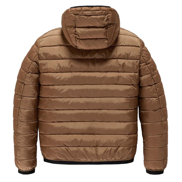 Brown Nylon Jacket Refrigiwear