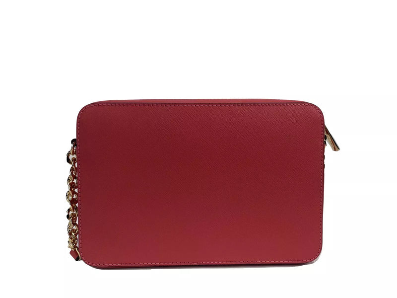 Jet Set Large East West Leather Crossbody Bag Light Berry Sorbet Michael Kors