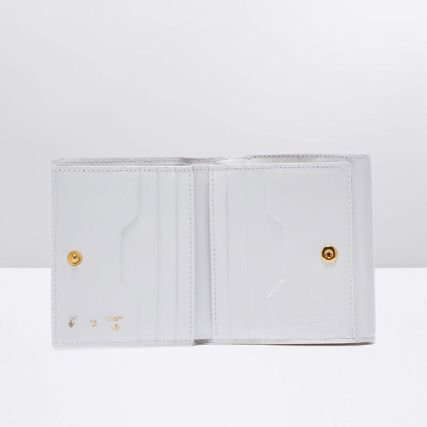 White Leather Wallet Off-White