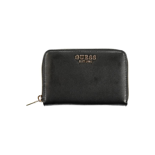 Black Polyethylene Wallet Guess Jeans