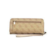 Beige Polyethylene Wallet Guess Jeans