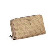 Beige Polyethylene Wallet Guess Jeans