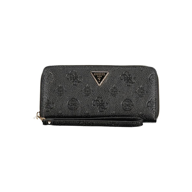 Black Polyethylene Wallet Guess Jeans