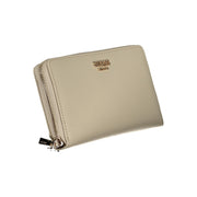 Beige Polyethylene Wallet Guess Jeans