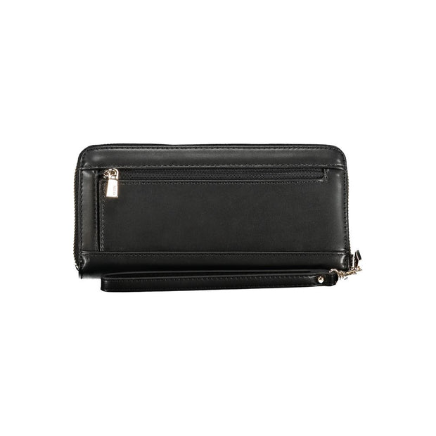 Black Polyethylene Wallet Guess Jeans