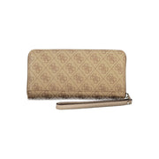 Beige Polyethylene Wallet Guess Jeans