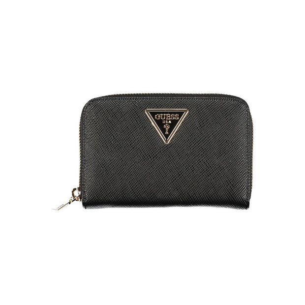 Black Polyethylene Wallet Guess Jeans