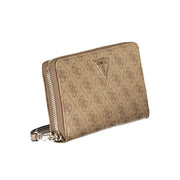 Beige Polyethylene Wallet Guess Jeans