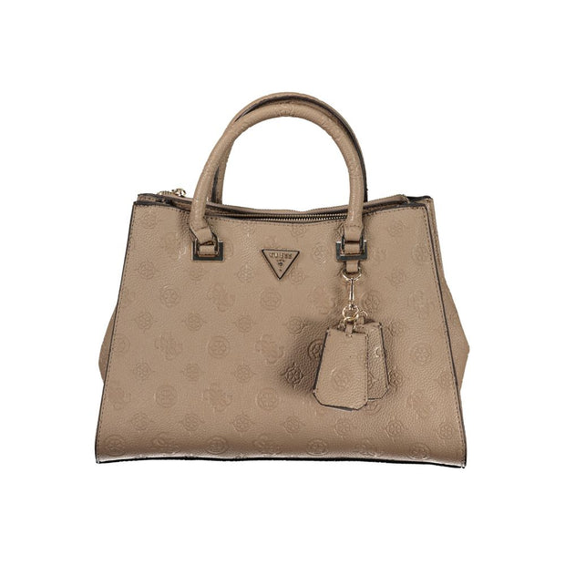 Beige Polyethylene Handbag Guess Jeans