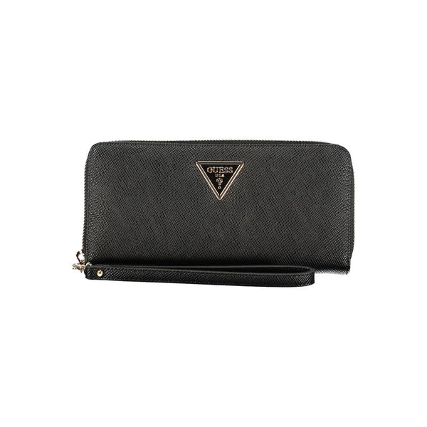 Black Polyethylene Wallet Guess Jeans