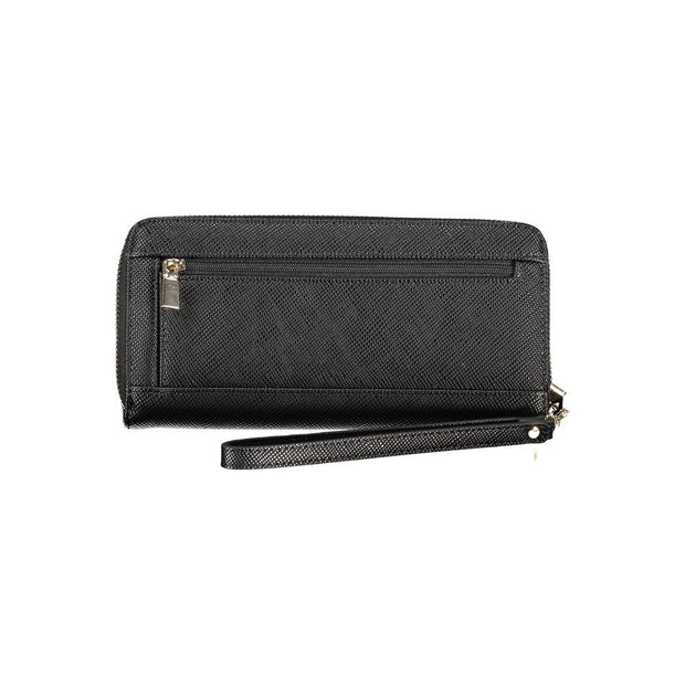 Black Polyethylene Wallet Guess Jeans