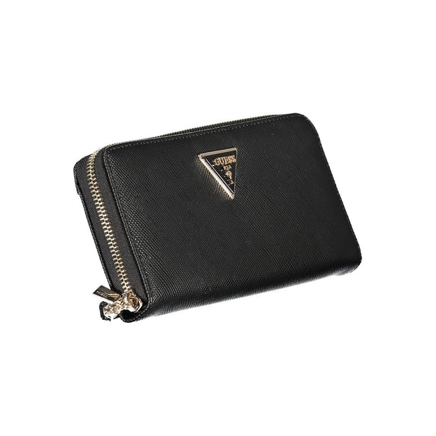 Black Polyethylene Wallet Guess Jeans