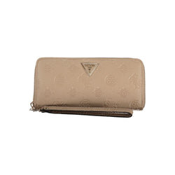 Beige Polyethylene Wallet Guess Jeans