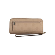 Beige Polyethylene Wallet Guess Jeans