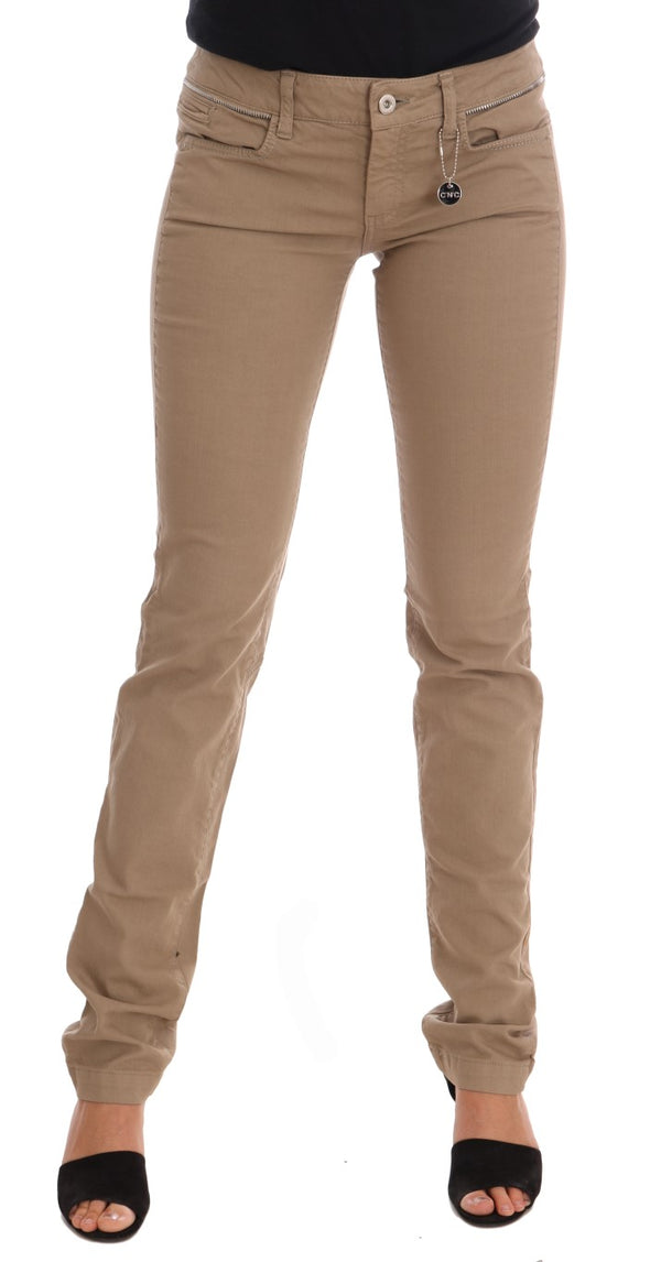 Beige Super Slim Fit Denim Delight Costume National