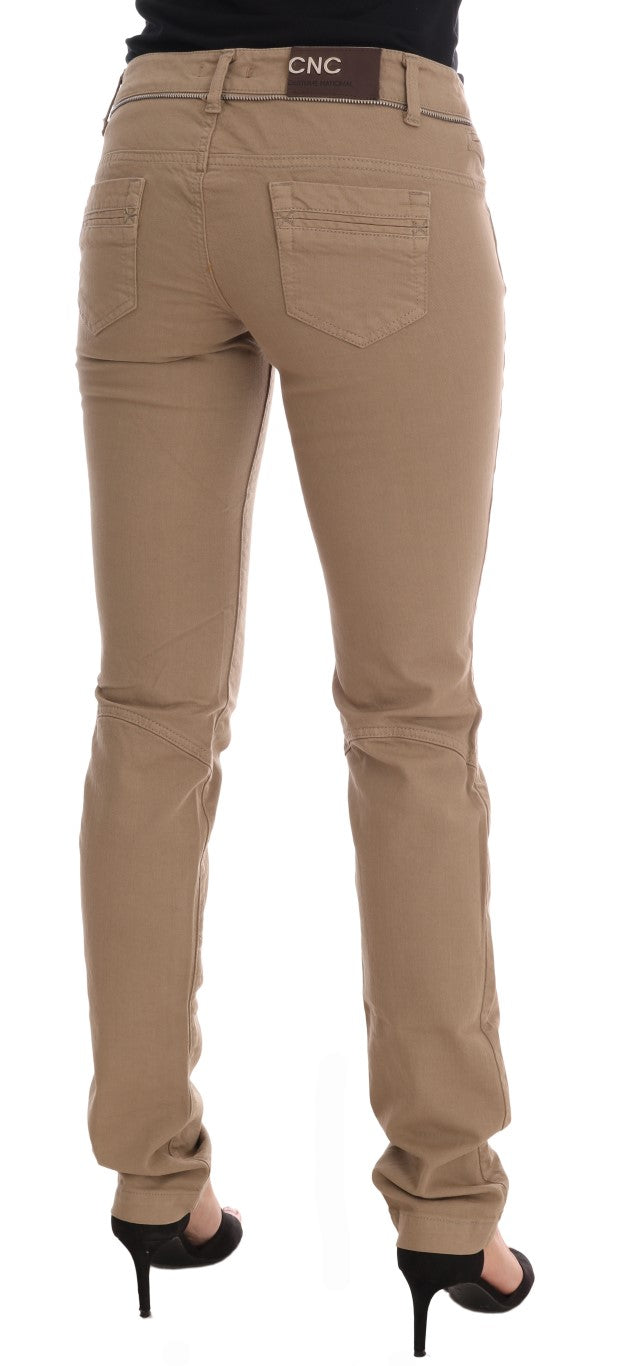 Beige Super Slim Fit Denim Delight Costume National