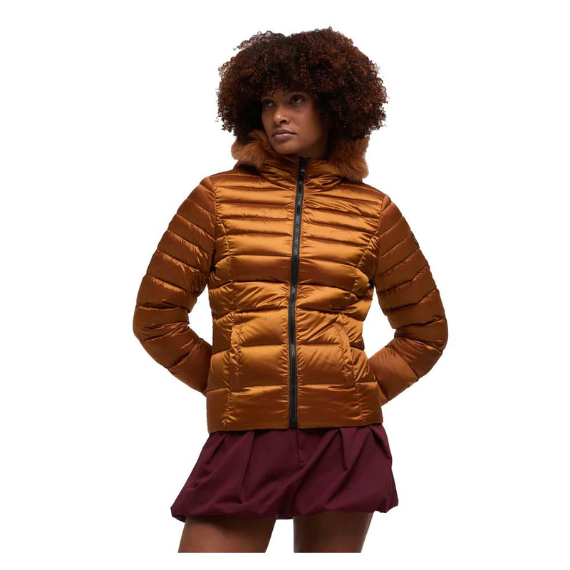 Orange Nylon Jackets & Coat Refrigiwear