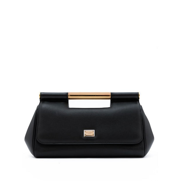 Black Leather Handbag Dolce & Gabbana