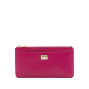 Fuchsia Leather Wallet Dolce & Gabbana