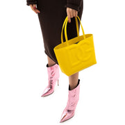 Yellow Leather Handbag Dolce & Gabbana