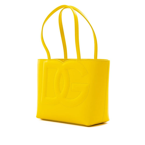 Yellow Leather Handbag Dolce & Gabbana