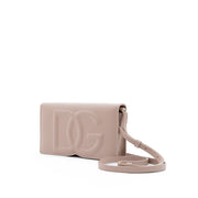 Pink Leather Handbag Dolce & Gabbana