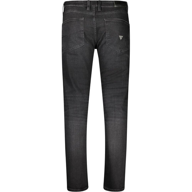 Black Cotton Jeans & Pant Guess Jeans