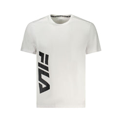 White Cotton T-Shirt Fila